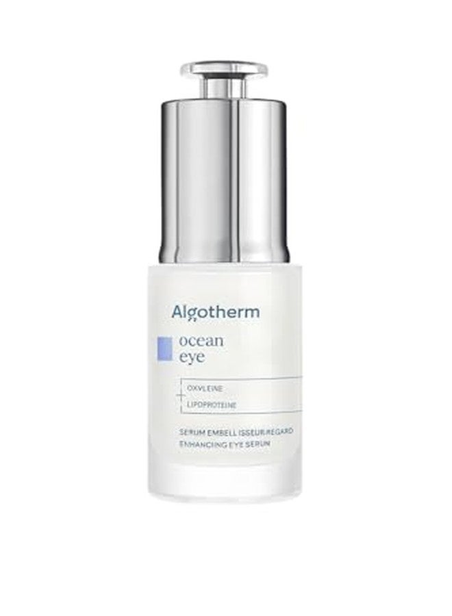 Algotherm Ocean Eye Enhancing Eye Serum - Anti Puffy, Anti Dark Circles, Hydrating Eye Serum with Chlorelle & Cryoprotein - Brightening, Firming & Smoothening Under Eye Treatment - 15ml - Image 1