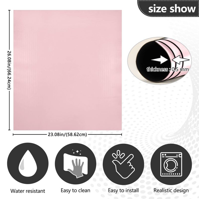 Eionryn Pink Dishwasher Magnet Cover Magnetic Sticker Dish Washer Door Panel Cover Fridge Kitchen Appliance Magnet Decal Sheet Decor 23x26 inch - Image 3