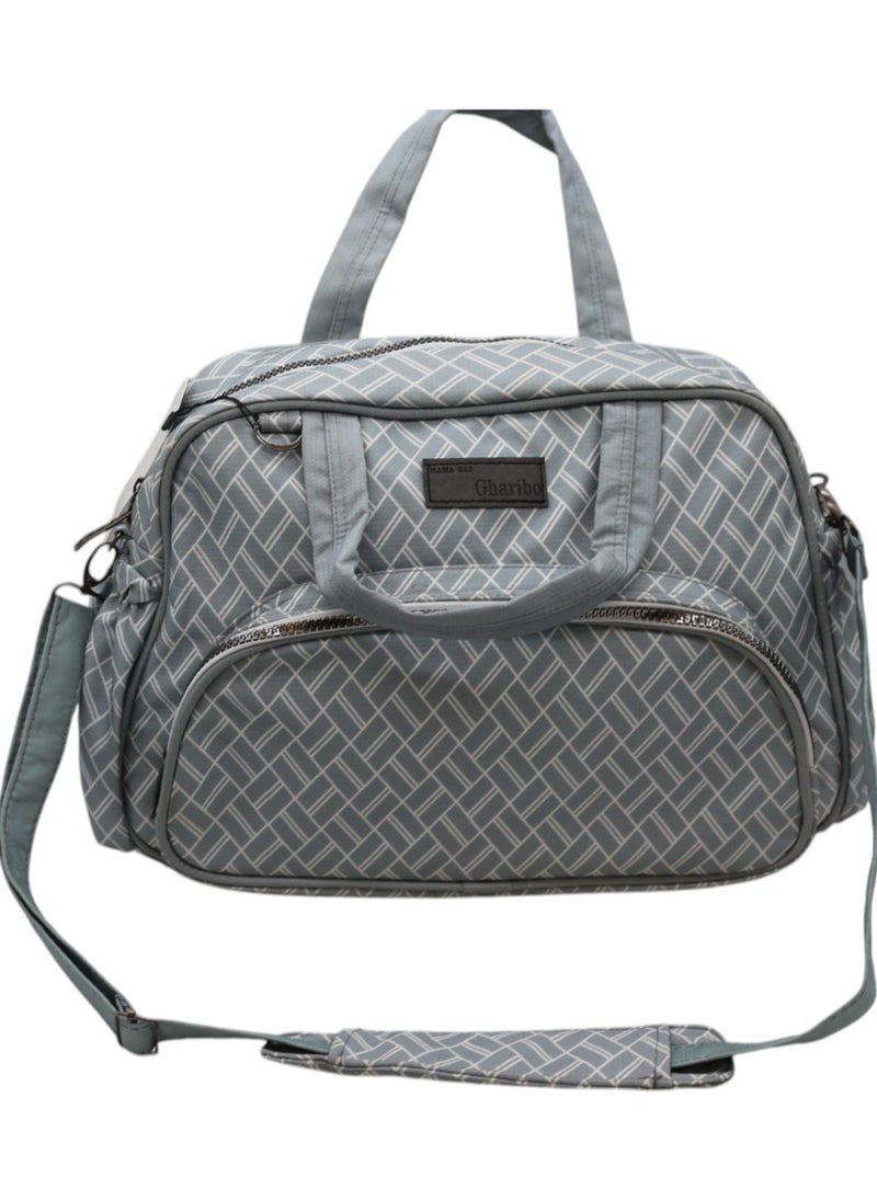 Gharibo Bags - Luxury and elegant multi-functional mother bag can be converted to a baby bed - Rectangles - Image 1