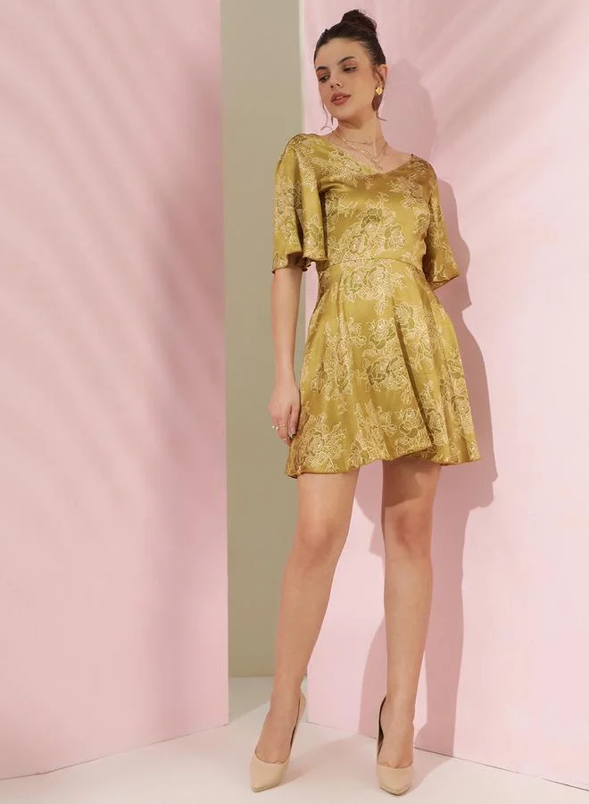 Kotty Floral Flared Dress