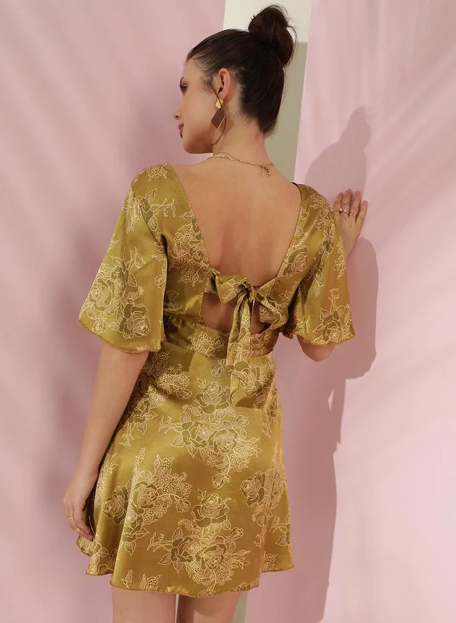 Kotty Floral Flared Dress