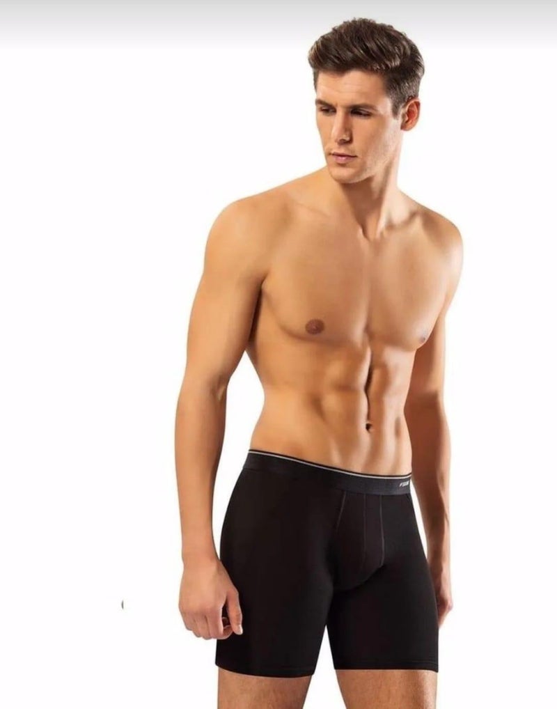 Erdem 1470 Men's Lycra Long Boxer 10 Pieces 
