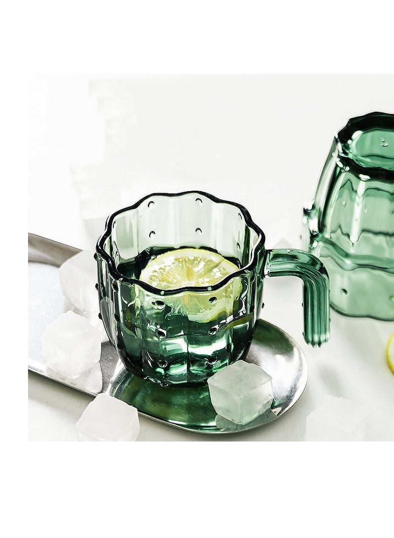 Y&D 4 Piece Cactus Glass Coffee Cup Set  - Image 2