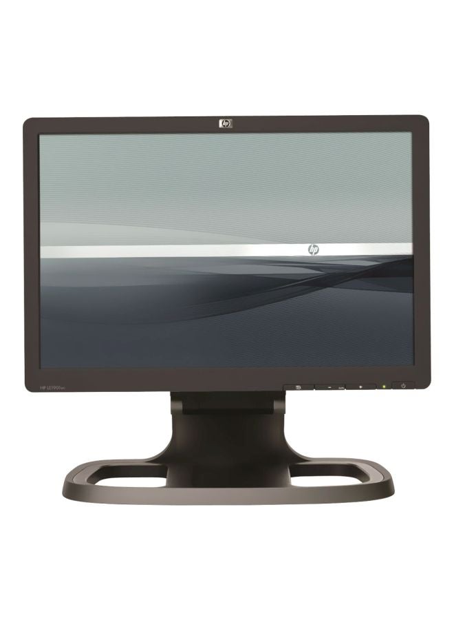 HP 19-inch Widescreen LCD Monitor Computer Monitor 17.6x10.3x18.9inch Black - Image 1