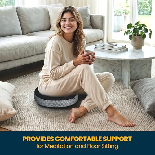 Orista Memory Foam Donut Cushion for Sitting | Orthopedic Seat Cushion with Breathable Mesh Cover | Coccyx Tailbone Pressure Relief Cushion for Office Chair Car & Home - Image 3