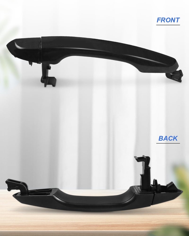 JUQAFY Exterior Door Handle Fit for Hyundai Elantra 2017 2018 2019 2020 2021 2022 Rear Left Side Black - Image 5