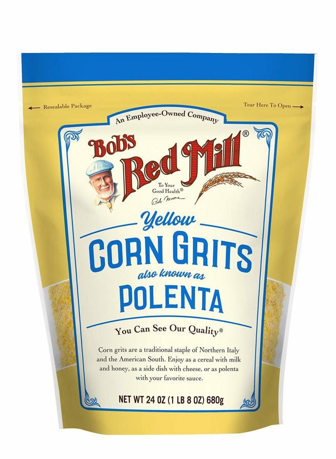 Bob's Red Mill Corn Grits, Polenta, 24 Ounce (Pack of 1) - Image 1