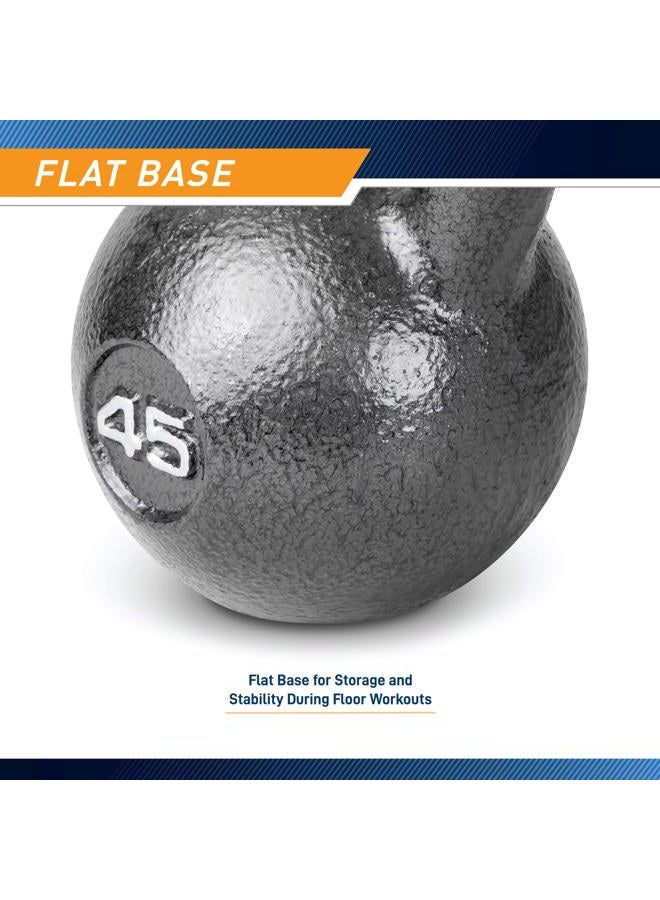 Marcy HKB-045 Hammertone Kettlebell, 45 lb. - Image 4