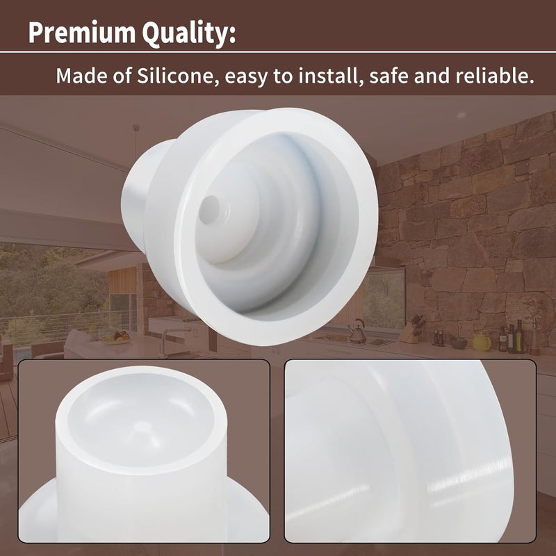 AQBB 6 Pack 00600.1000 Faucet Silicone Rubber Seat Cup, Fit for Bunn Beverage Equipment (6) - Image 5
