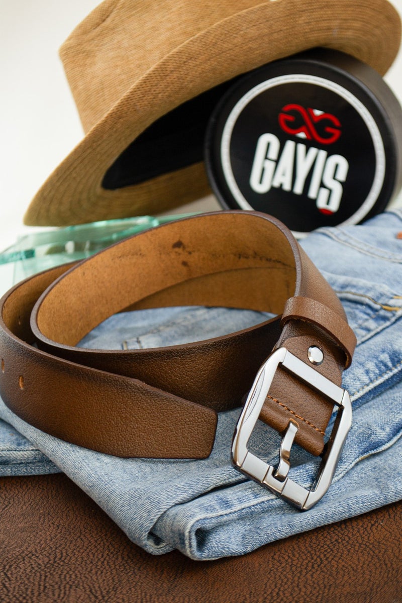 Gayış Gaış Special Boxed| Premium 100% Leather | Men's Denim-Fabric Trouser Belt | Soft Italian Leather Belt  - Image 5