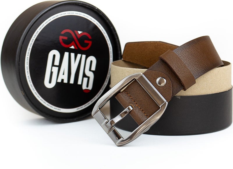 Gayış Gaış Special Boxed| Premium 100% Leather | Men's Denim-Fabric Trouser Belt | Soft Italian Leather Belt  - Image 4