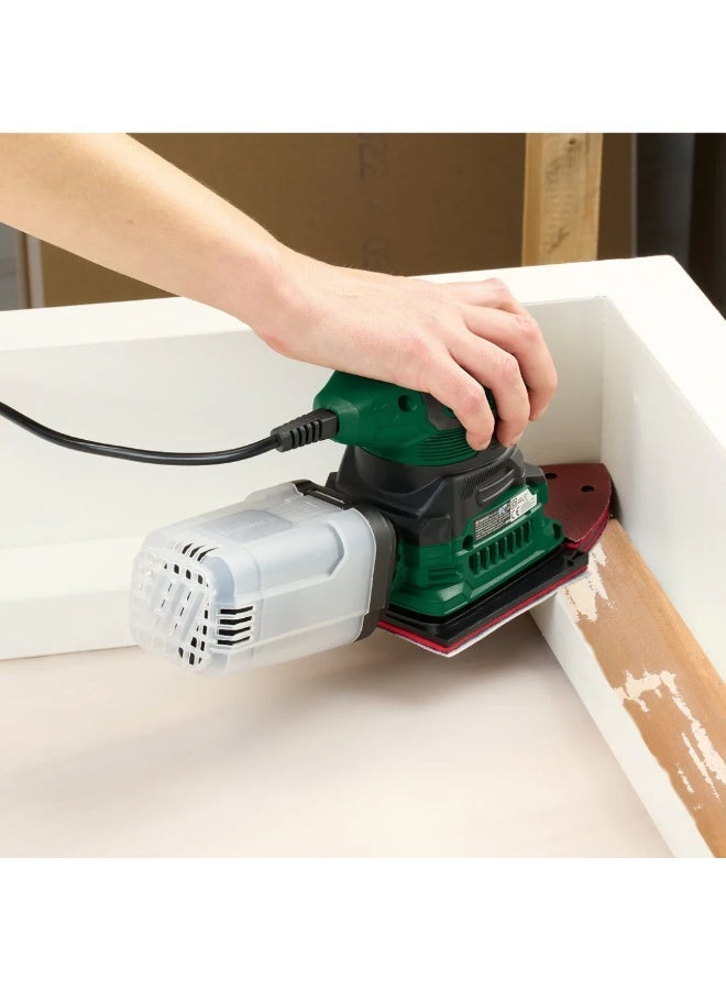 Parkside 2-in-1 Detail and Orbital Sander with Integrated Dust Extraction – High Performance Woodworking Power Tool - Image 3