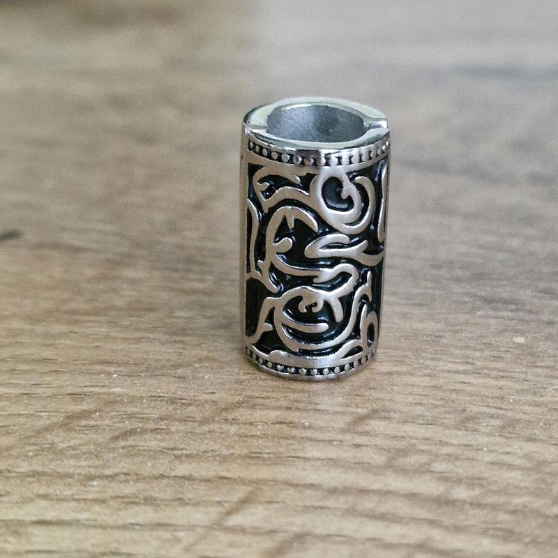 VALHALLA Beads Beard Braiding Beads for Dreadlocks - Open-Close Vikings Stainless Steel Hair Jewelry and Decoration - Image 5
