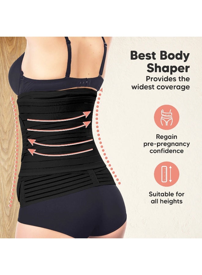 KeaBabies Revive 3-in-1 Postpartum Recovery Belt, Belly Wrap, Classic Ivory - Image 4