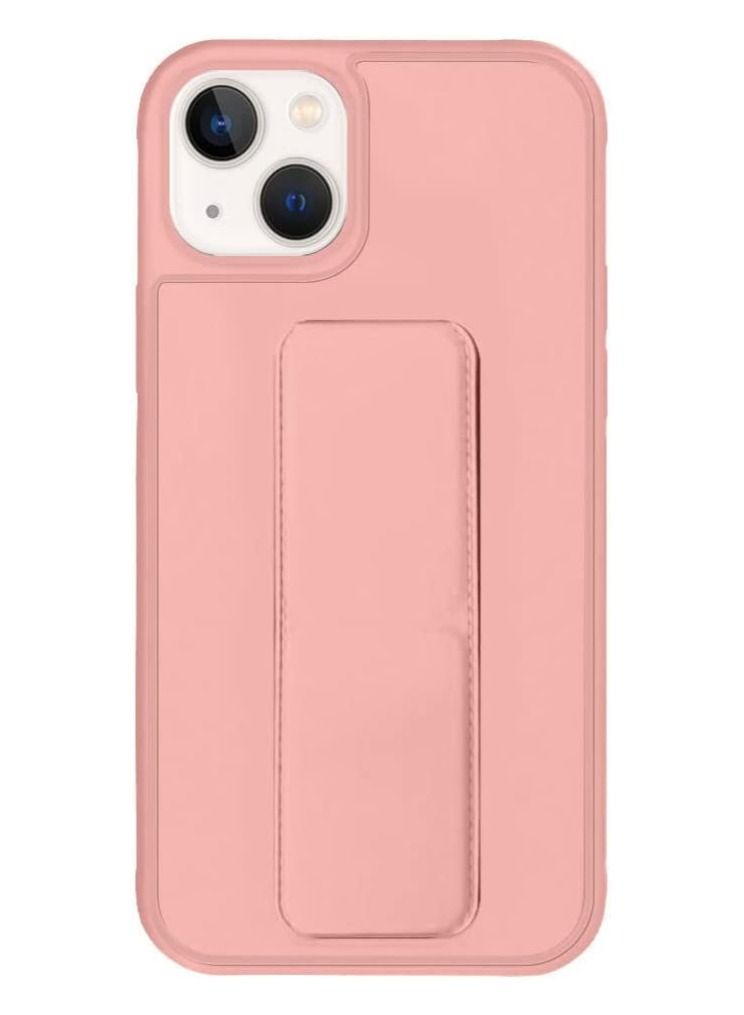 VITION Case Cover For iPhone 14 Plus Finger Grip  Phone holder Case Car Magnetic Multi-function 3 in 1 Shockproof Back Cover Protective Case (iPhone 14 Plus Light Pink) - Image 2