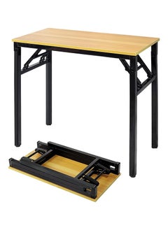 Folding Table Multi Functional Portable Desk With AdjUStable Height Legs For Computer Camping, Garden, Picnic,Coffee,Bbq,120 60 75Cm, Wood, SK3C3-folding desk 120×60cm