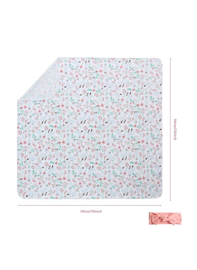 Miracle Baby Maternity Robe And Baby Swaddle Blanket, Matching Robe And Swaddle Set Mom And Baby, Hospital Labor And Delivery Gown  - Image 3