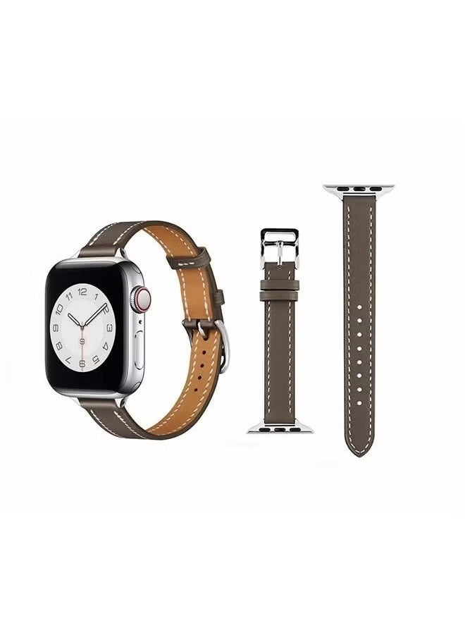 فيسوس شريط استبدال نحيف لسلسلة Apple Watch 6/SE/5/4/3/2/1 رمادية 
