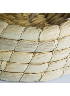 fashionhome Hand-woven Large Rabbit Nest Summer Breathable Natural Straw Mat  - Image 2