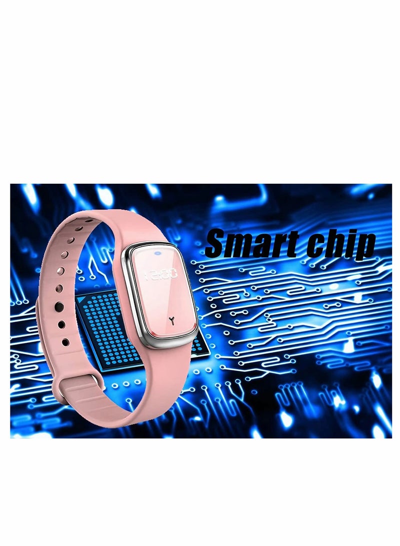 USB Rechargeable Ultrasonic Mosquito Repellent Bracelet - Waterproof Smart Anti Mosquito Wristband - Image 2