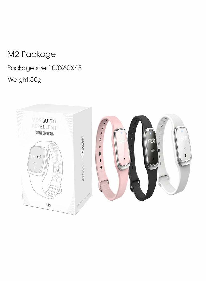 USB Rechargeable Ultrasonic Mosquito Repellent Bracelet - Waterproof Smart Anti Mosquito Wristband - Image 4