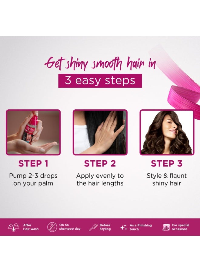 ليفون سيروم الشعر ليفون للشعر الجاف والمجعد | يوفر اللمعان والنعومة والحماية من التلف| يترك في المصل للنساء والرجال| مع فيتامين هـ وزيت الأرغان | 100 مل (عبوة من قطعتين) - Image 3