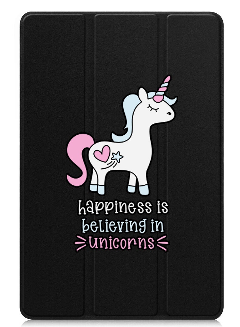 Theodor Protective Flip Case For Xiaomi Pad 7 & Xiaomi Pad 7 Pro With Trifold Stand Auto Wake Sleep Shockproof Cover - Happiness is believing in Unicorns - Image 1