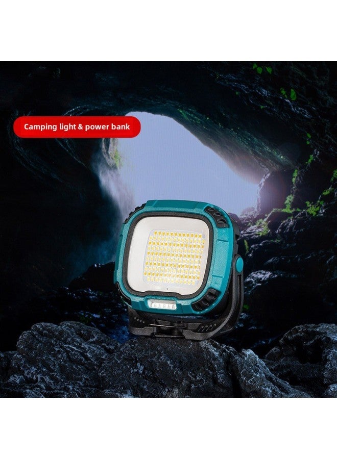 إسكدنيا مصباح عمل جديد متعدد الوظائف محمول باليد بإضاءة LED قوية طويلة الأمد ضوء طوارئ خارجي بخطاف حزام مغناطيسي قوي - اللون: W892-2 أزرق (طراز بطارية مدمجة) - Image 5