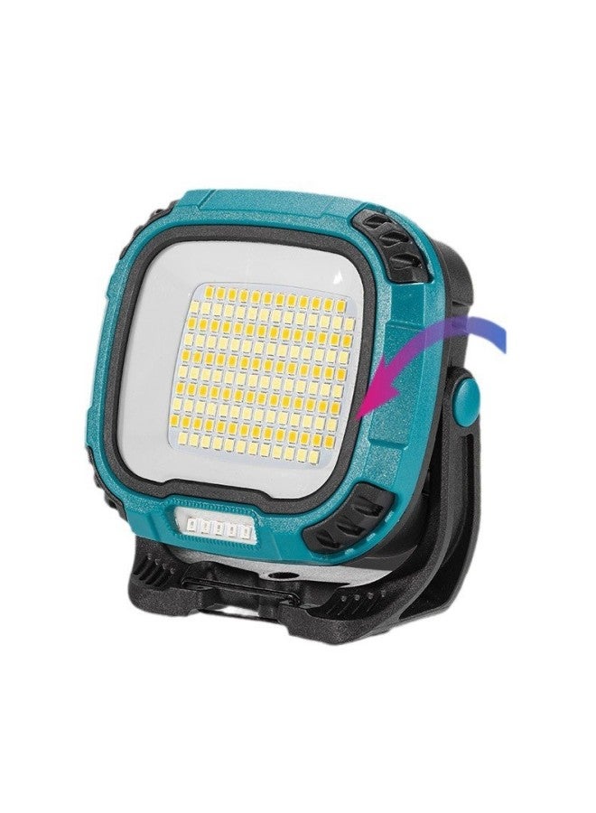 إسكدنيا مصباح عمل جديد متعدد الوظائف محمول باليد بإضاءة LED قوية طويلة الأمد ضوء طوارئ خارجي بخطاف حزام مغناطيسي قوي - اللون: W892-2 أزرق (طراز بطارية مدمجة) - Image 1