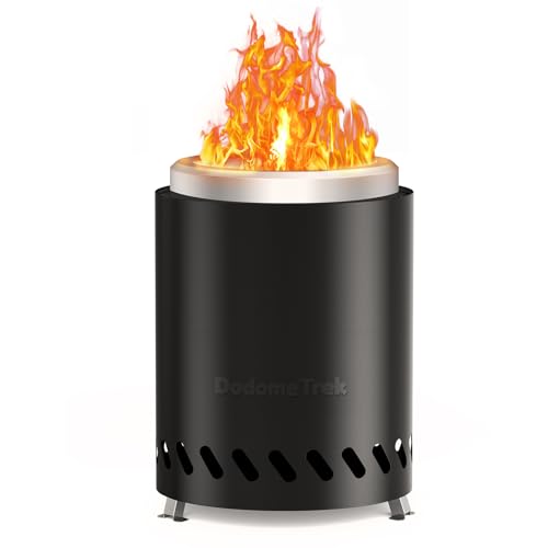 Dodometrek Tabel Top Fire Pit Mini Portable Firepit Outdoor 55 Inch Tabletop Firepit Inky - Image 1