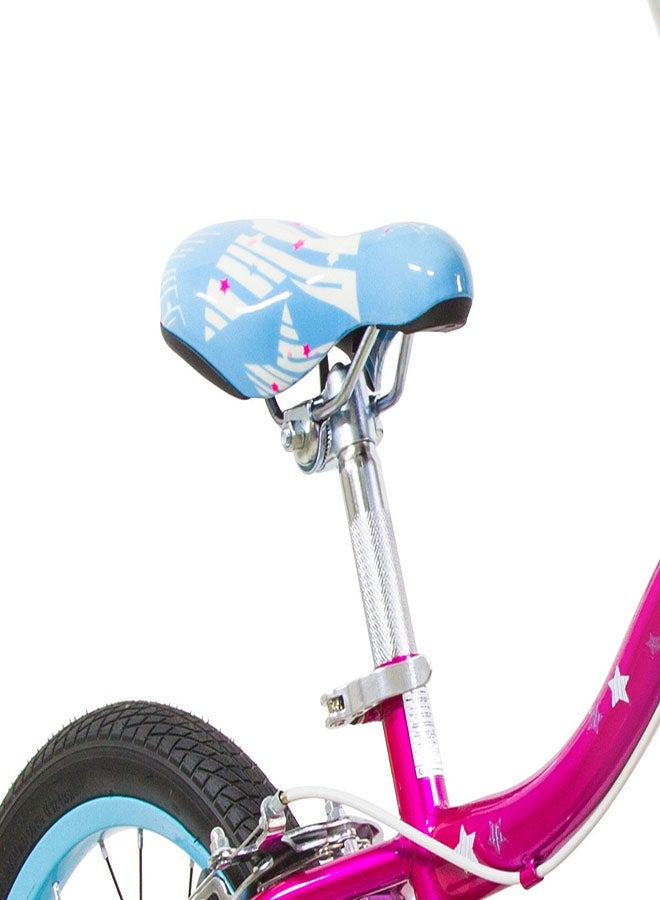 Spartan Sparkle Kids Bike | 16 Inch Wheel Size With Training Wheels | Single Speed | Purple Color - Image 4
