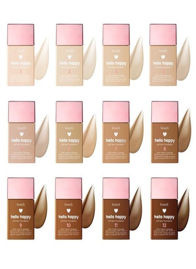 benefit - Benefit Hello Happy Soft Blur Foundation Shade 07 - 30ml - Image 1