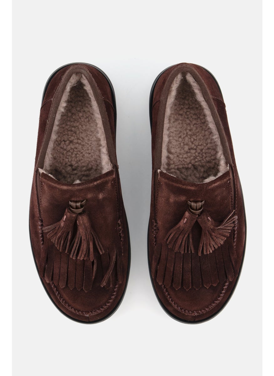 FitFlop Women Fringe loafer Slip On Casual Shoe, Chocolate  - Image 3