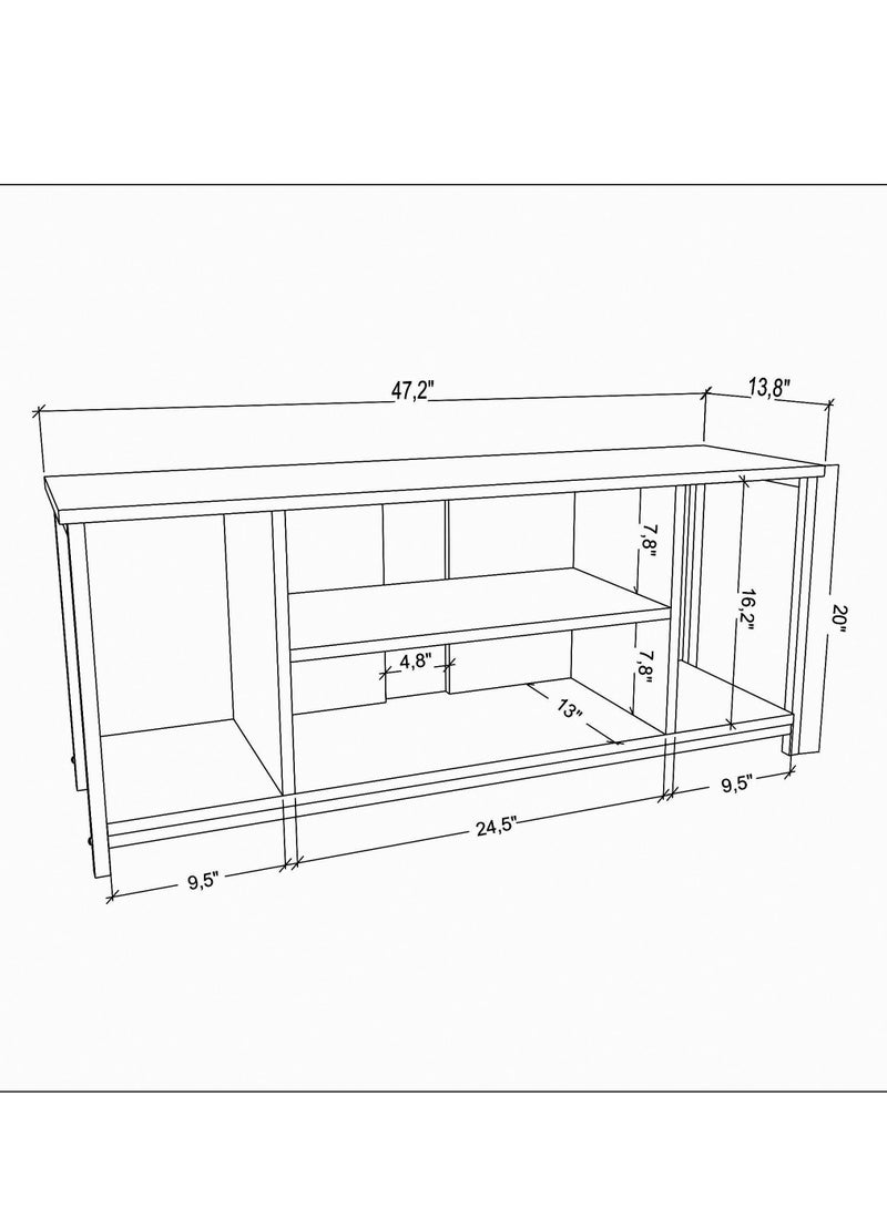 Decorotika Rinaldo 120 cm TV Unit for TVs up to 55" - Image 5