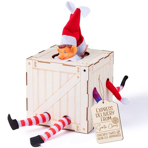 BkeeCten christmas elf crate (5.5 Inch) - Image 1