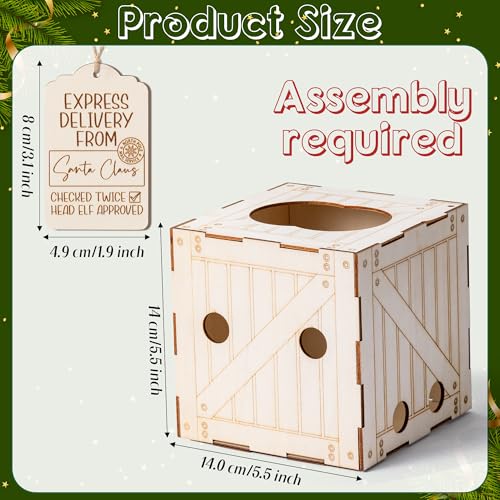 BkeeCten christmas elf crate (5.5 Inch) - Image 2