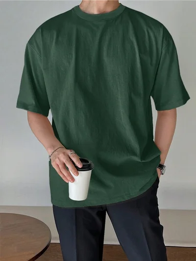 Cool Tarz Cool Style Men's Crew Neck 100% Cotton T-Shirt