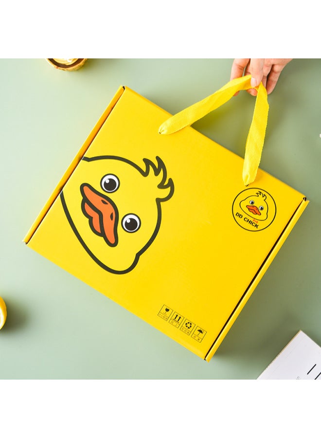 Ceramic Fresh-keeping Bowl Three-piece Sealed Bowl Gift Bowl Set Gift Microwave Oven Bowl With LOGO Fresh-keeping Bowl-Specifications:Dd Chick Duck Gift Box (24 Sets/box) Affordable Price - Image 4