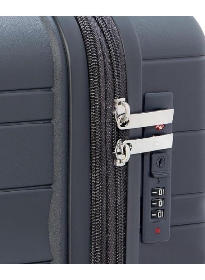 Hard Luggage 20 Inch, Lightweight Travel Trolley Bag with Wheels, Durable Hard Shell Suitcase for Cabin Travel, Business Trips and Daily Use - Image 2