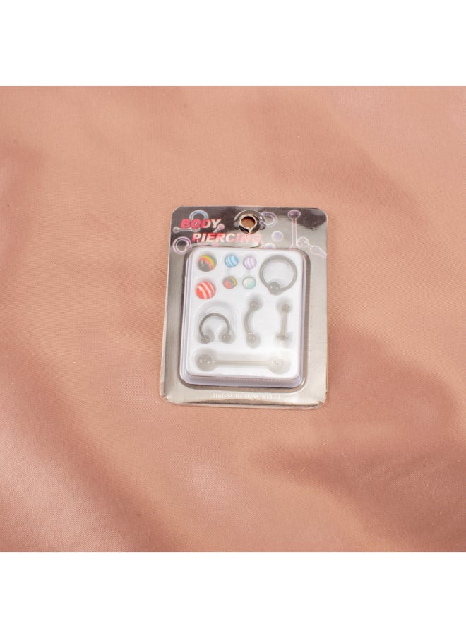 Generic Set of Black Stainless Steel Body Piercing  - Image 2
