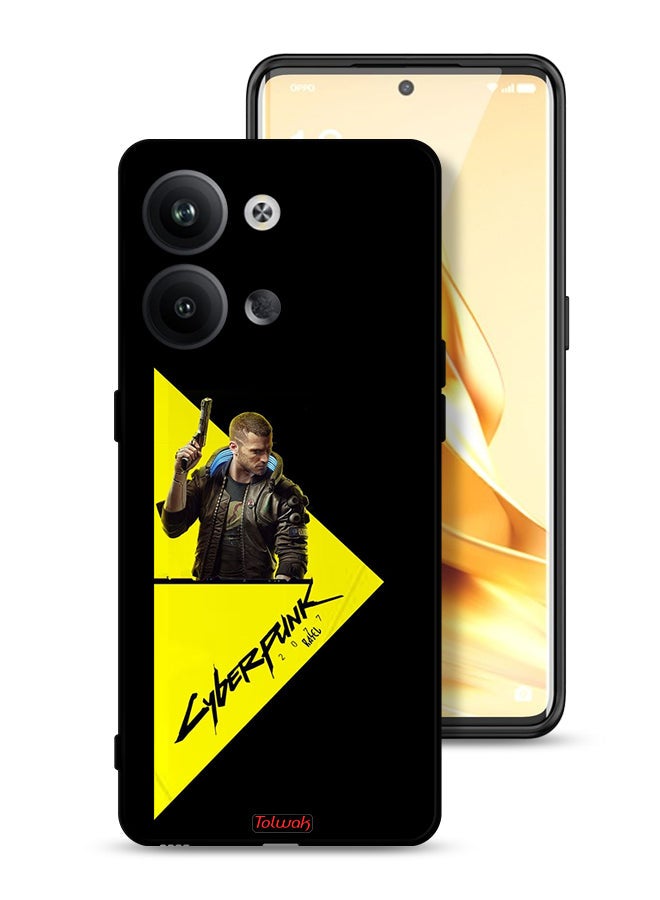 Tolwak Oppo Reno9 Pro 5G Protective Case Cover Cyberpunk 2077  - Image 1