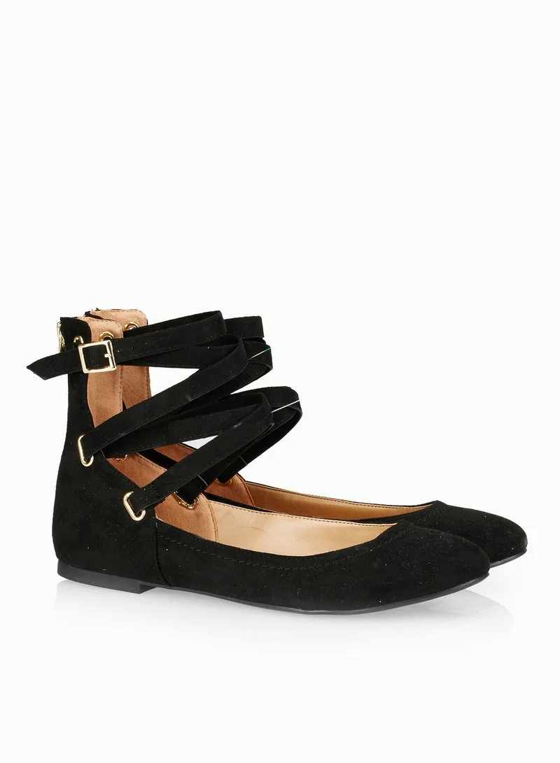 ALDO Zaitz Ghillie Strap Ballerinas