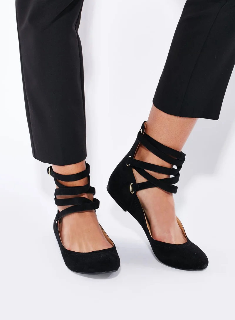 ALDO Zaitz Ghillie Strap Ballerinas