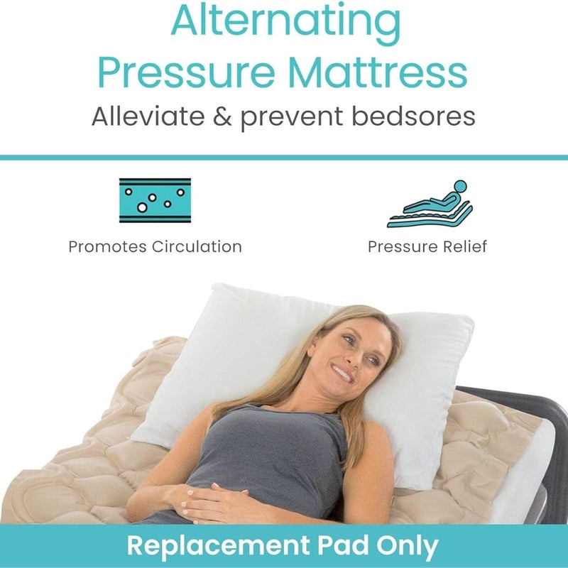 VIVE وسادة مرتبة هوائية بديلة من فيف  الحل الأصلي للوقاية من قرح الفراش  مرتبة مستشفى  مرتبة منزلية  تشمل وسادة قابلة للنفخ مقاومة للماء ومقاومة للحرارة - Image 2