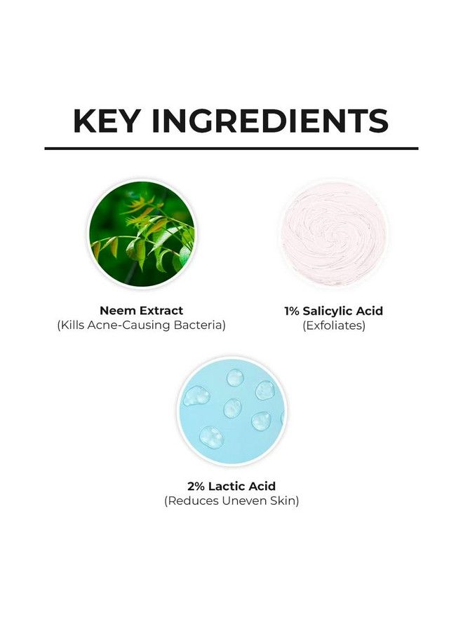 Dr. Sheth's Neem & Salicylic Acid Body Wash ; Prevents Body Acne Rough & Bumpy Skin ; With Lactic Acid For Gentle Exfoliation & Deep Cleansing ; Suits All Skin Types ; Men & Women ; 250 Ml  - Image 3