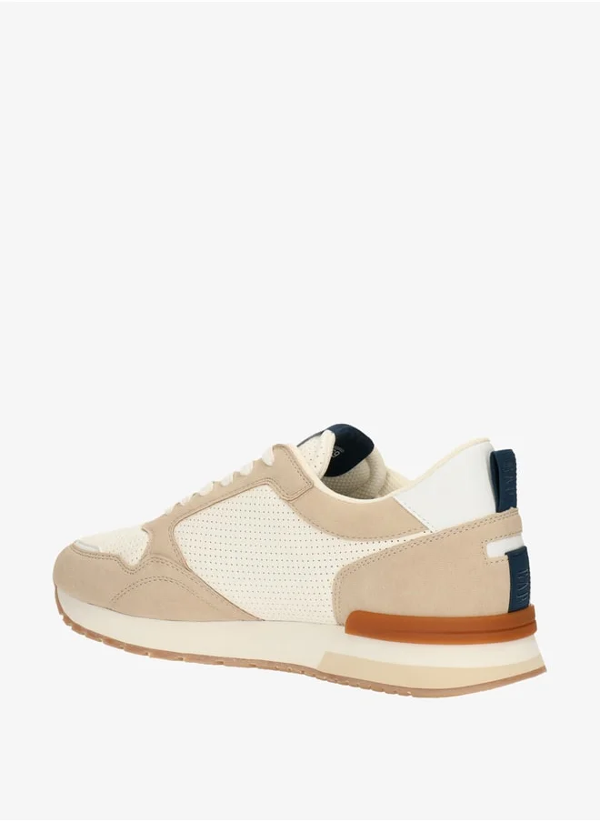 GAP Men's Printed Sneakers with Lace-Up Closure