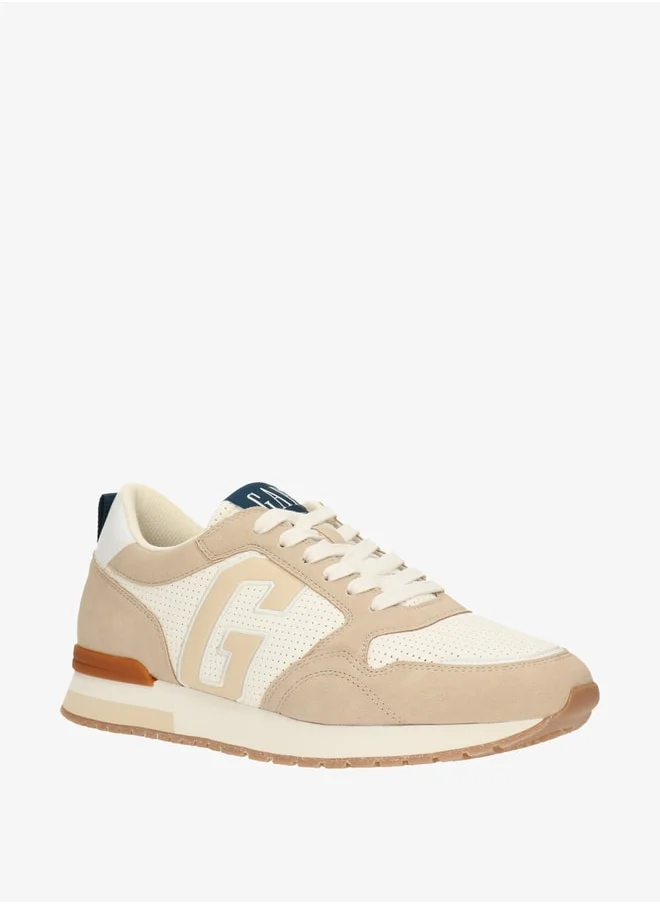 GAP Men's Printed Sneakers with Lace-Up Closure