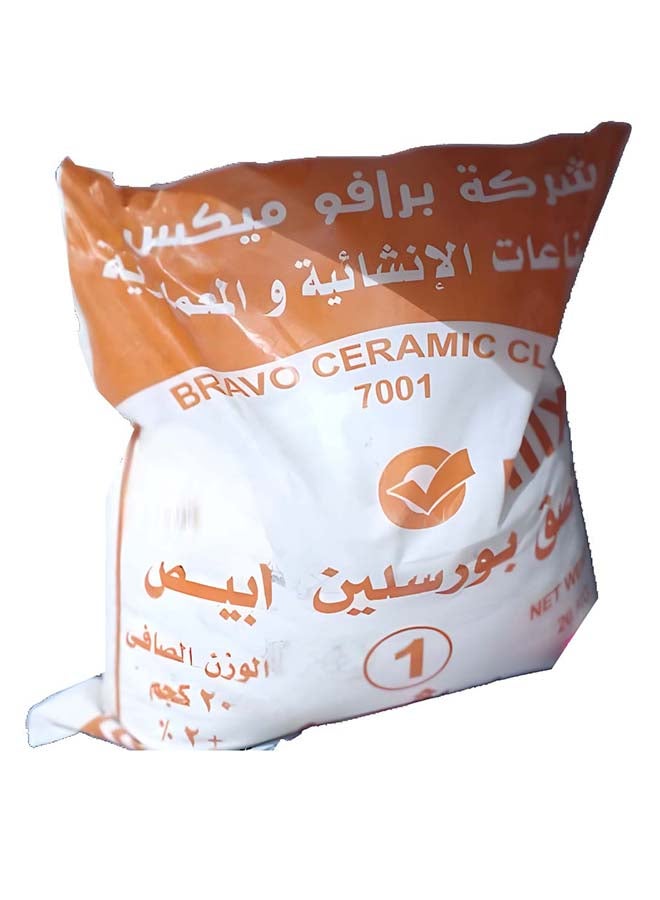 لاصق بورسلين برافو متعدد الأغراض ابيض - 20ك