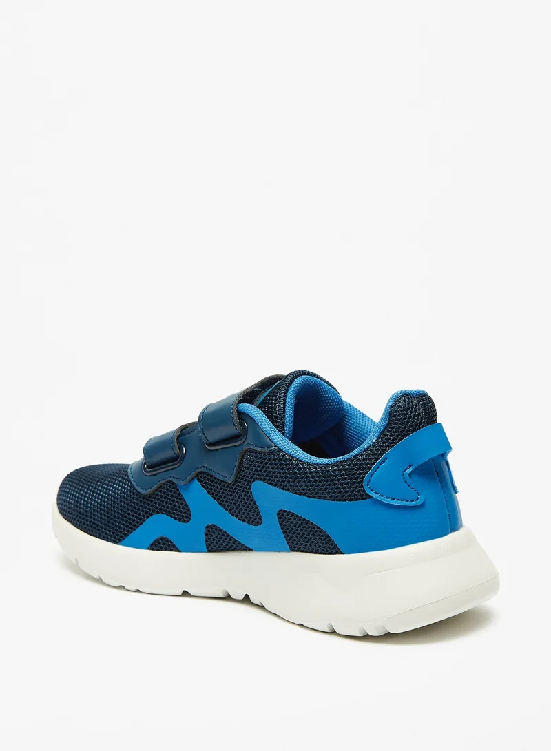 شو اكسبرس Boys Paneled Sports Shoes with Hook and Loop Closure