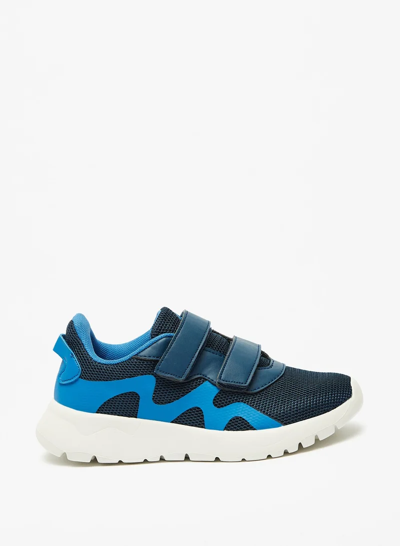 شو اكسبرس Boys Paneled Sports Shoes with Hook and Loop Closure